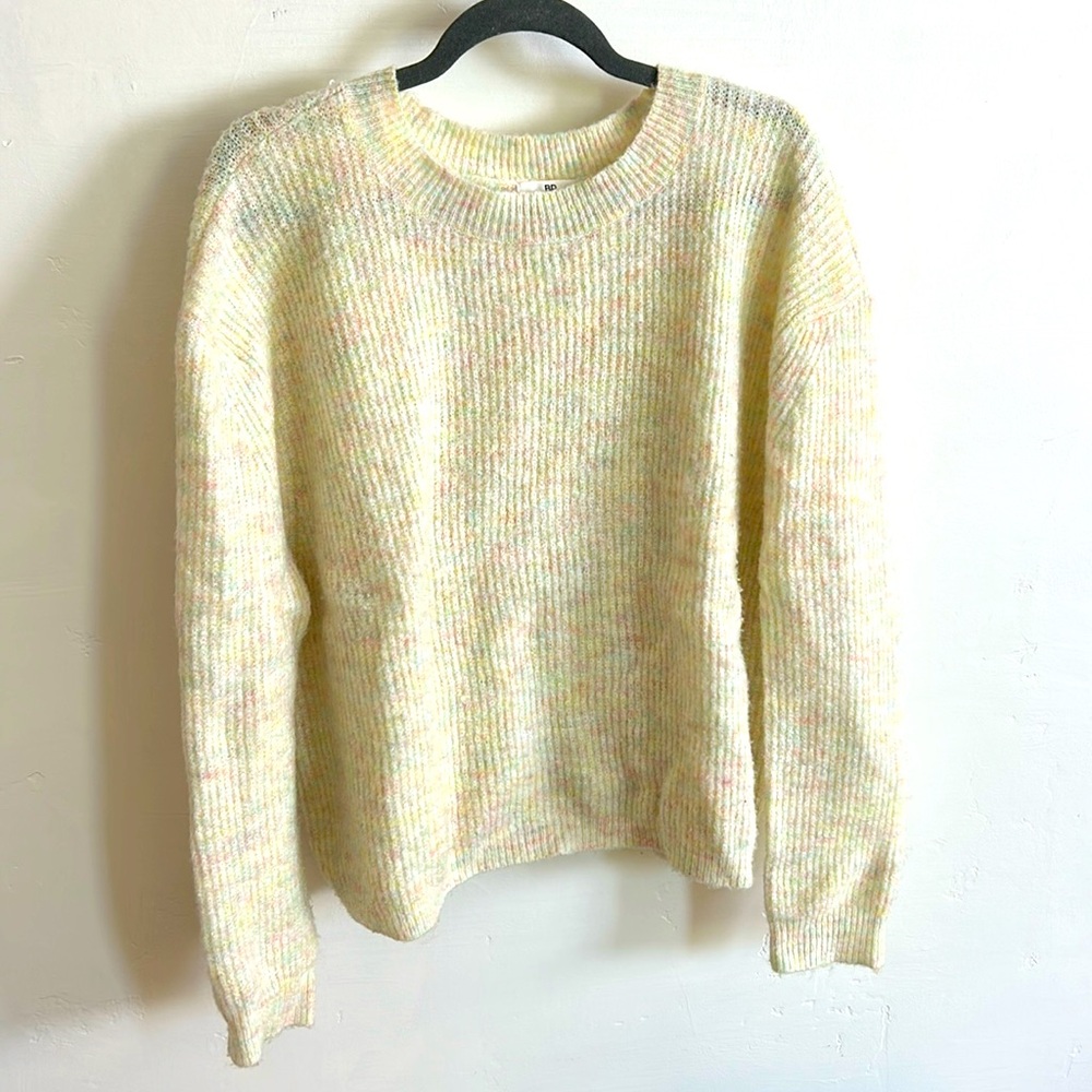 BP. Marl Pullover Pastel Crew Neck Sweater Size L